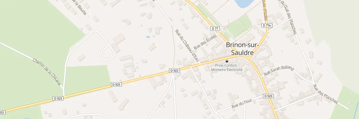 Plan du 24 Rte de Lamotte à Brinon-sur-Sauldre
