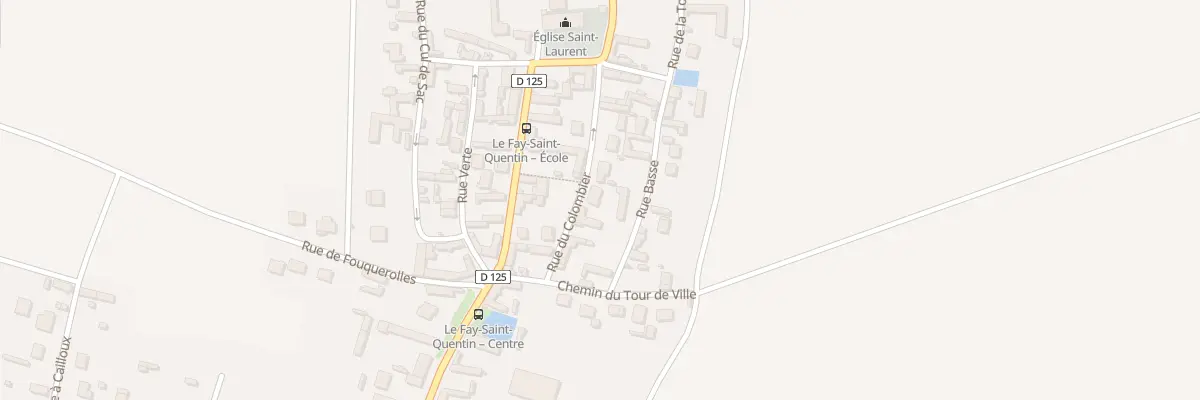 Plan du 8B Rue du Colombier au Fay-Saint-Quentin