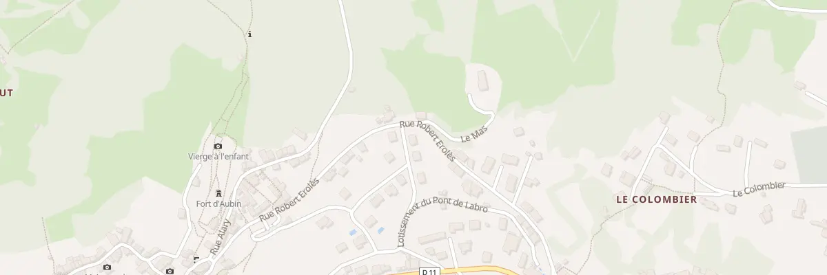 Plan du 1 Rue du 19 Mars 1962 à Aubin