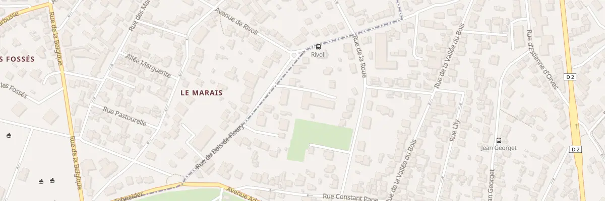 Plan du 177 Rue de Fleury à Clamart