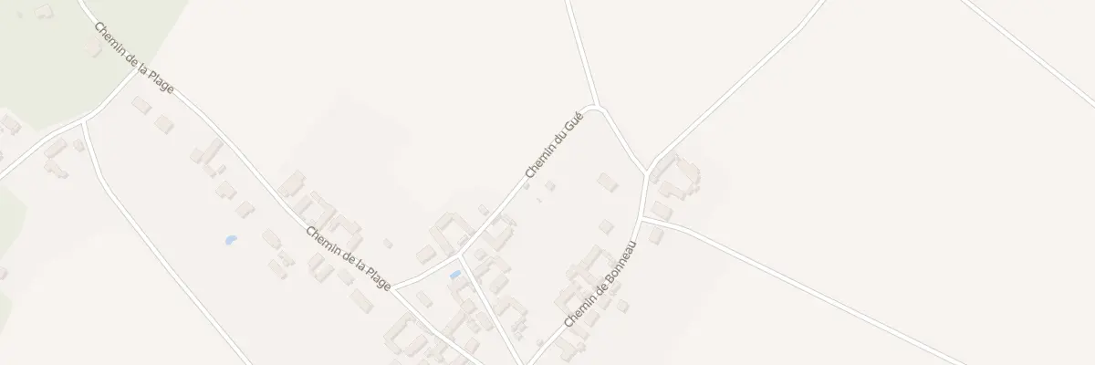 Plan du 8 Che du Gue à Germigny-des-Prés
