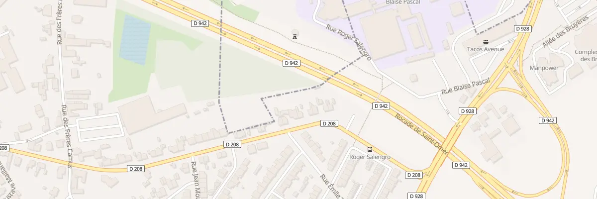 Plan du 46 Rue Roger Salengro à Longuenesse