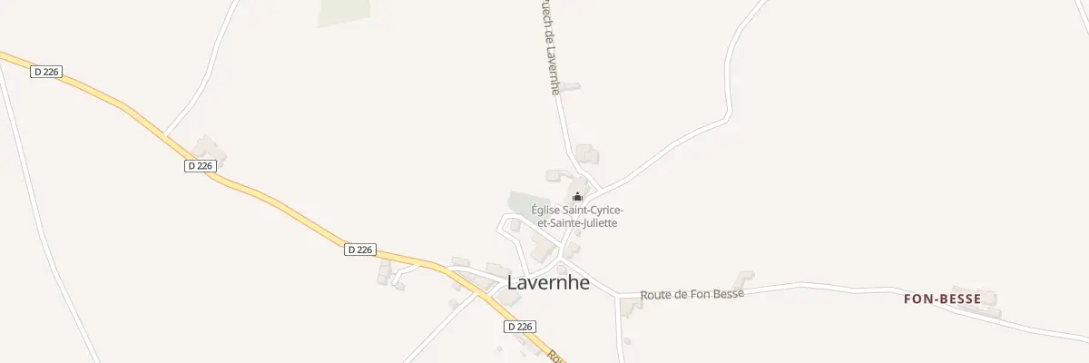 Plan du 5011 Lavernhe à Castelmary
