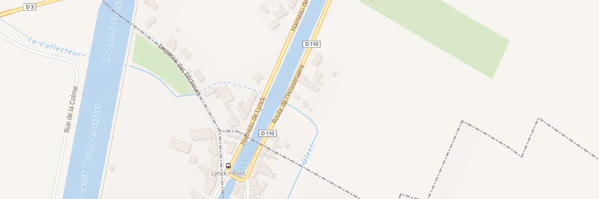 Plan du 89 Rte de l’Hossenaere à Looberghe