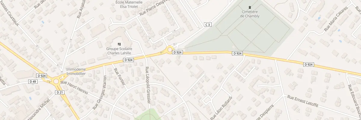 Plan du 282 Rue du Onze Novembre 1918 à Chambly