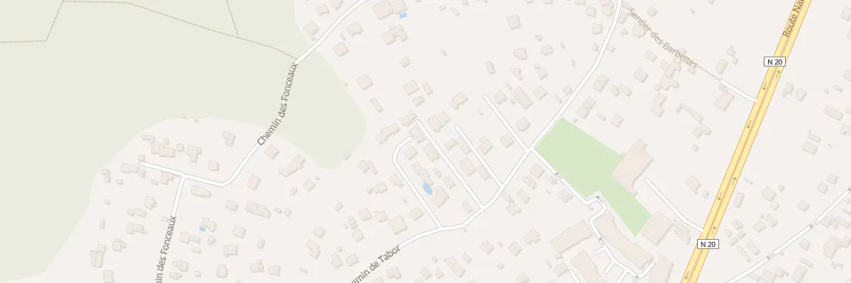 Plan du 76 Che de Tabor à Linas