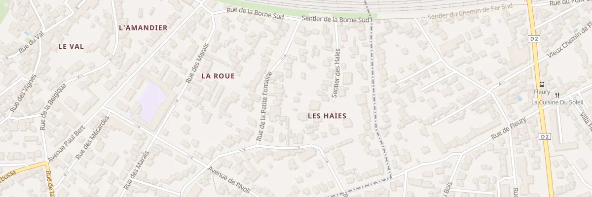 Plan du 33 Rue de la Petite Fontaine à Meudon