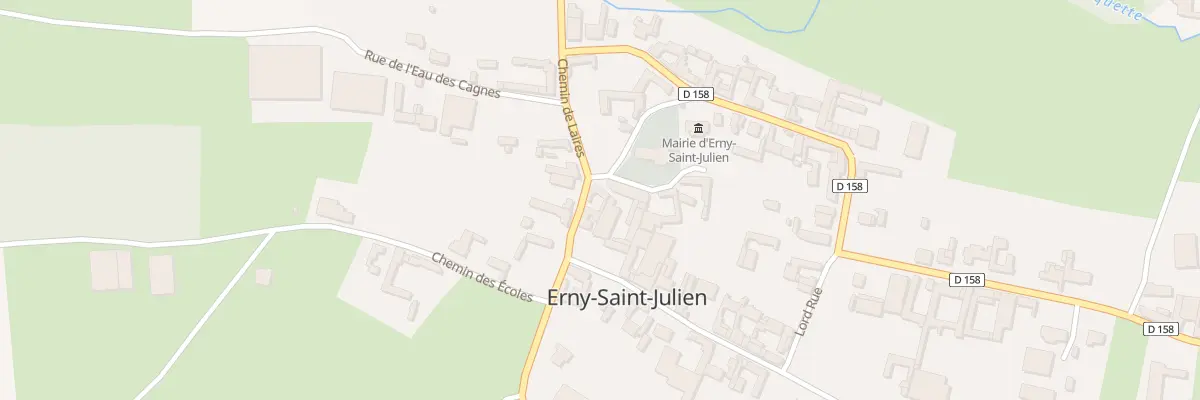 Plan du 5 Che de Laires à Erny-Saint-Julien