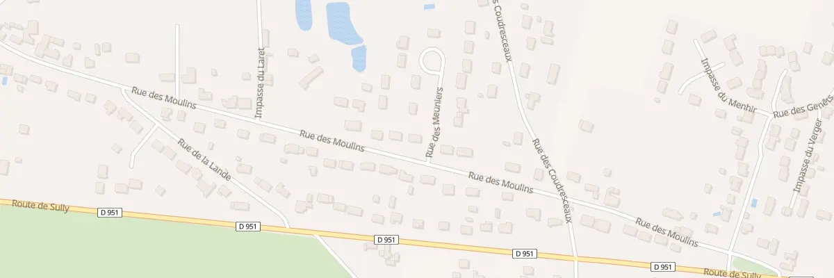 Plan du 53 Rue des Moulins à Neuvy-en-Sullias