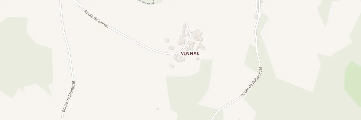 Plan du 5087 Vinnac à Lugan