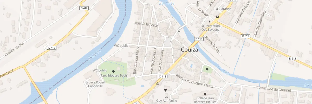 Plan du 234 Le Village à Couiza