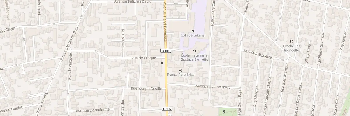 Plan du 79 Av Henri Barbusse à Colombes