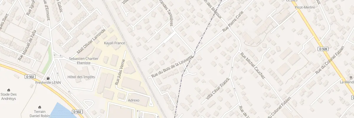 Plan du 10 Rue du Bois de la Louvette à Saint-Leu-la-Forêt
