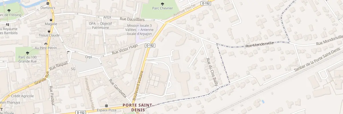 Plan du 4B Bd Voltaire à Arpajon
