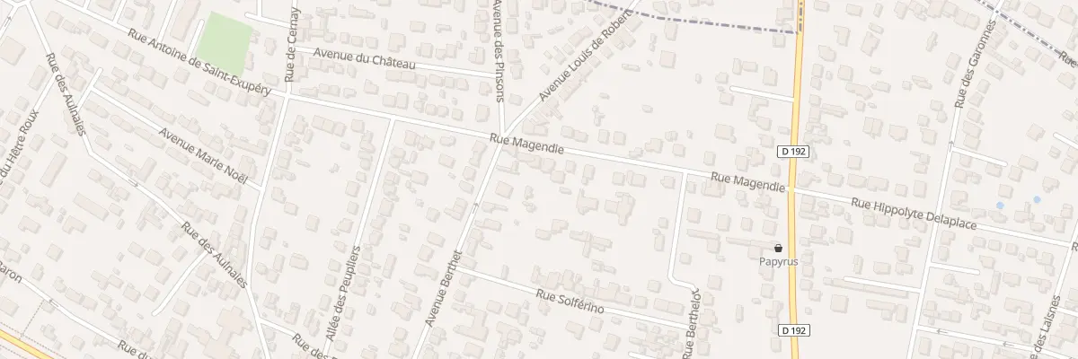 Plan du 25 Rue Magendie à Sannois