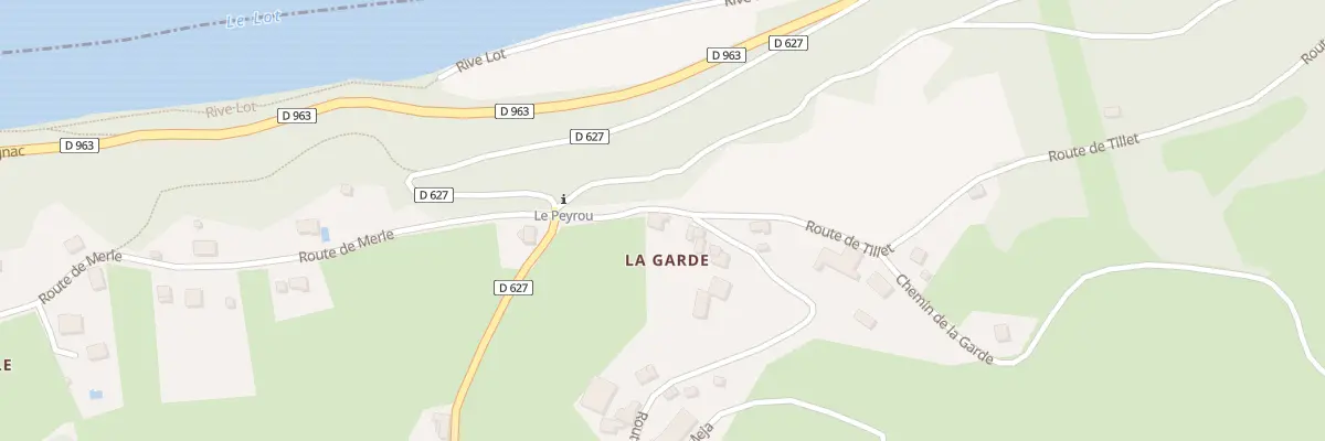 Plan du 5184 La Garde à Almont-les-Junies