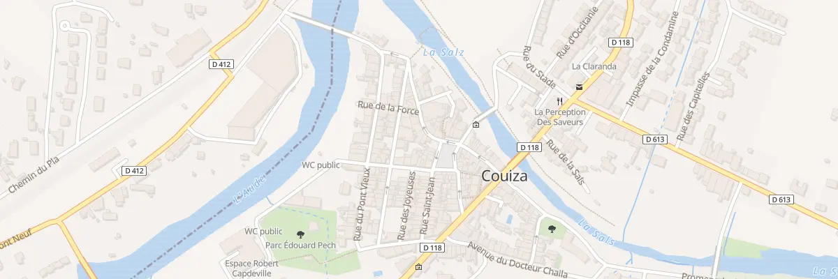 Plan du 9999 Rue de l’Eglise à Couiza