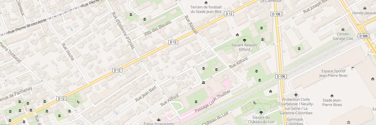 Plan du 43 Rue Jean Bart à Courbevoie