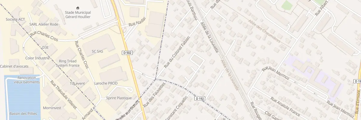 Plan du 129 Rue du Colonel Fabien à Saint-Prix