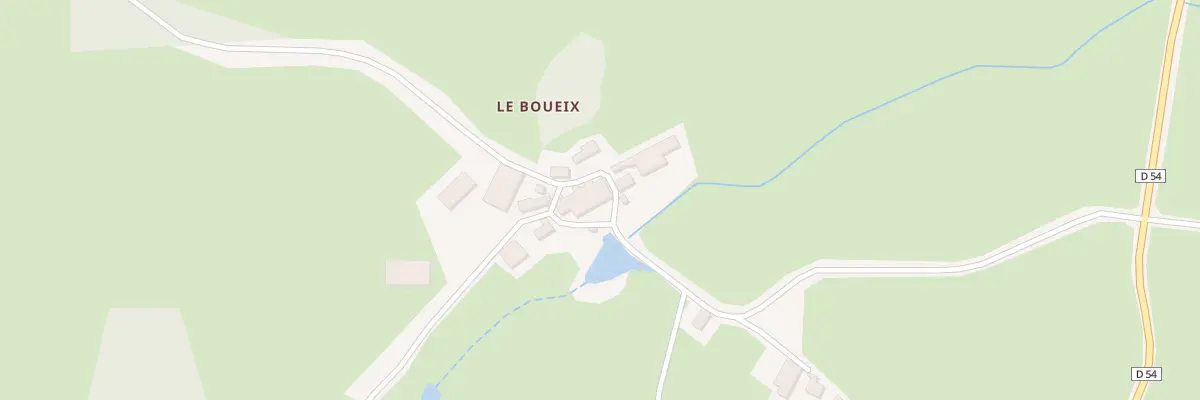 Plan du 9 Les Boueix à Peyrat-la-Nonière