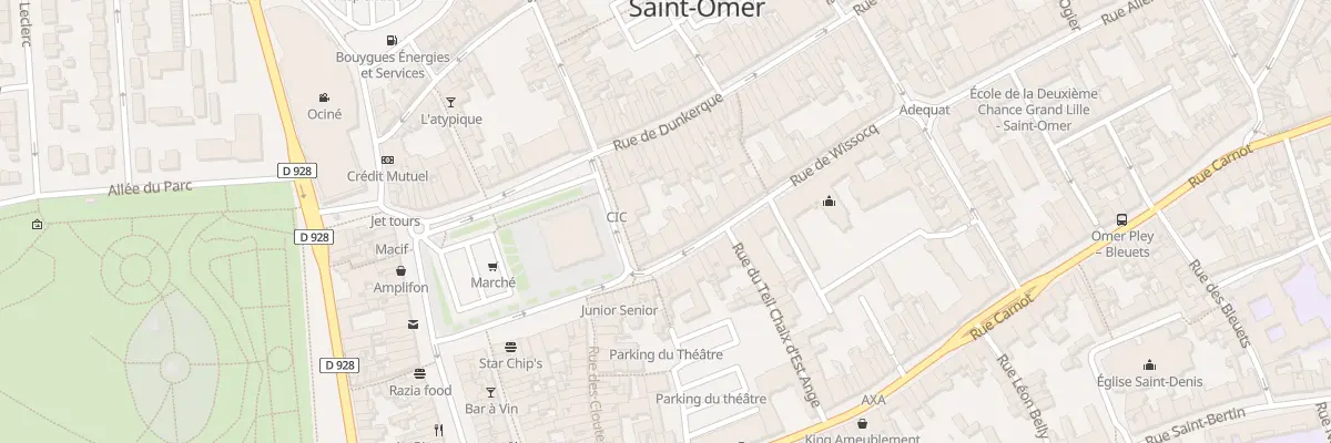 Plan du 6 Rue de Wissocq à Saint-Omer