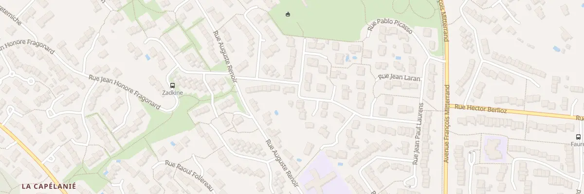 Plan du 20 Rue Paul Cézanne à Castres
