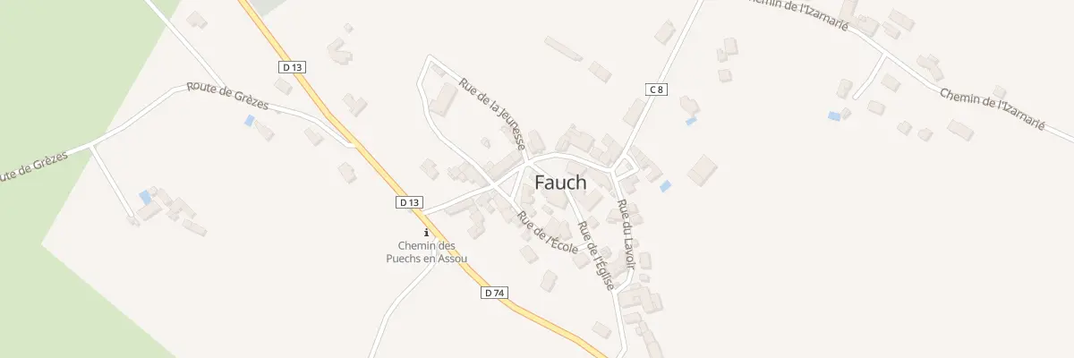 Plan du 2 Rue de l’église à Fauch