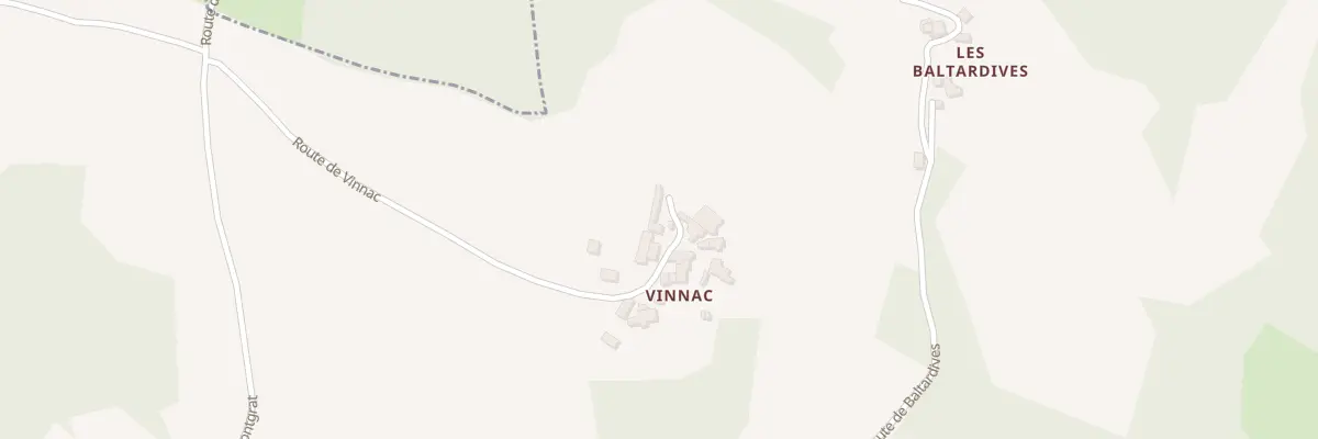 Plan du 5091 Vinnac à Aubin
