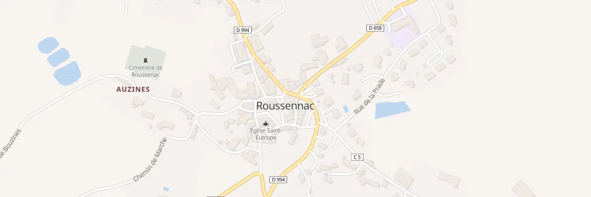 Plan du 5024 Roussennac à Roussennac