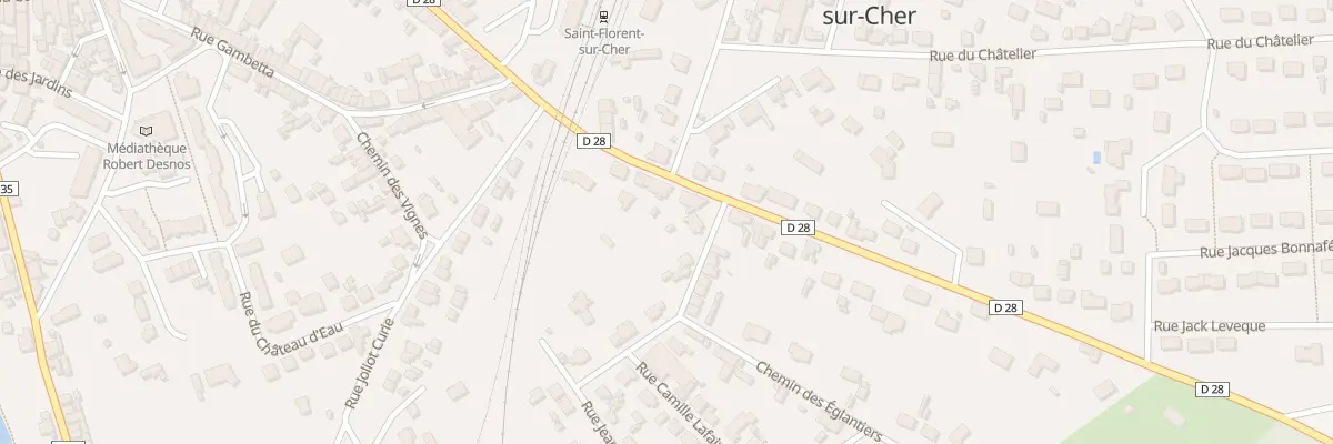 Plan du 14 Av Henri Massicot à Saint-Florent-sur-Cher