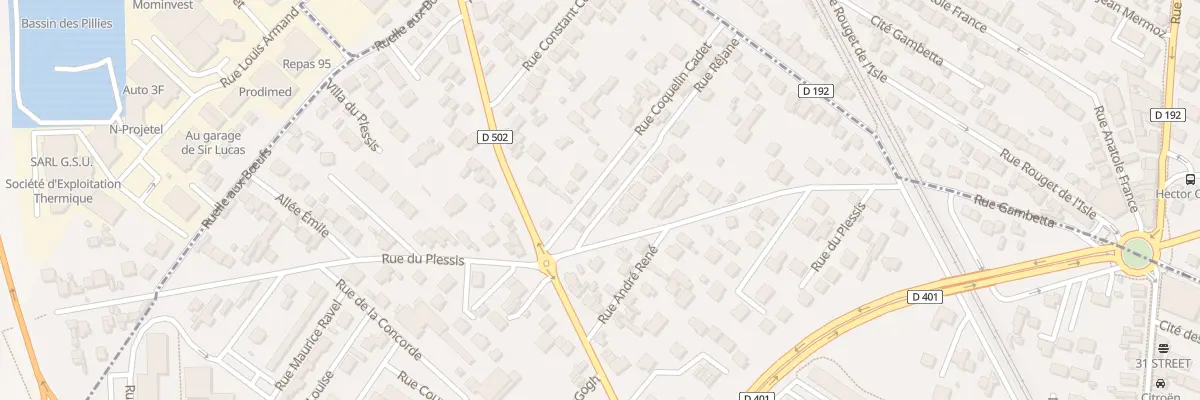 Plan du 9B Rue Rejane à Ermont