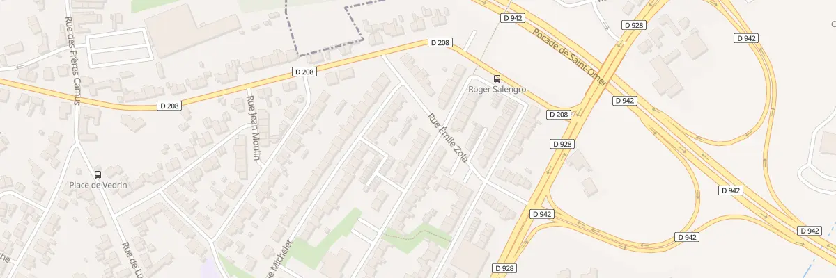 Plan du 23 Rue Lamartine à Longuenesse