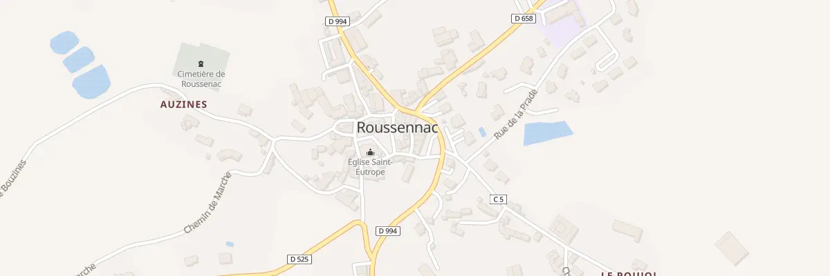 Plan du 20 Pl du Pargou à Roussennac