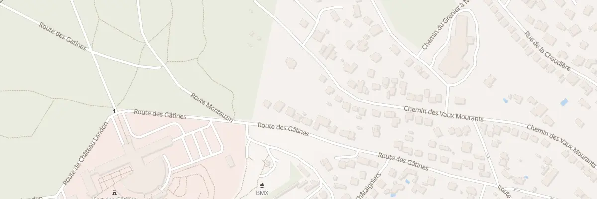 Plan du 74 Rte des Gâtines à Verrières-le-Buisson