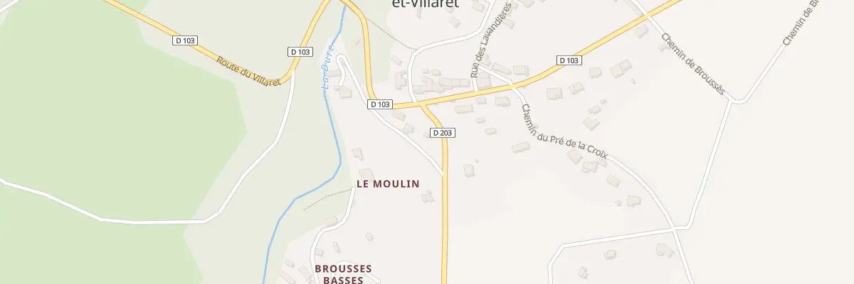 Plan du 2 Che du Vieux Moulin à Brousses-et-Villaret