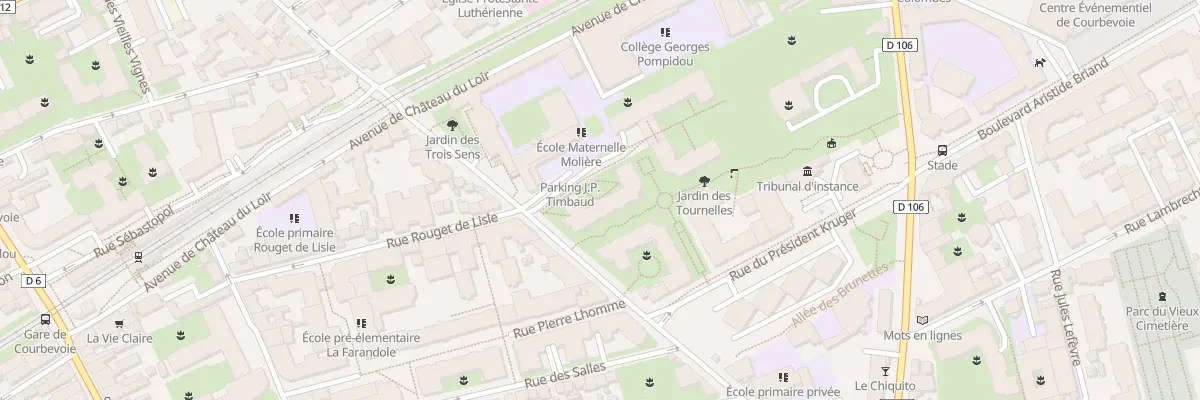 Plan du 46 Rue Jp Timbaud à Courbevoie