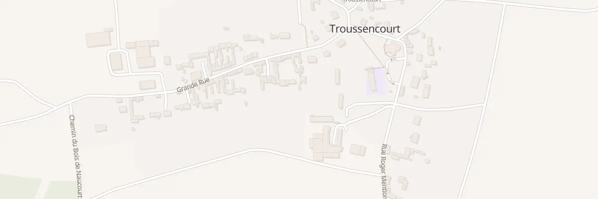 Plan du 3 Gr Grande Rue à Troussencourt
