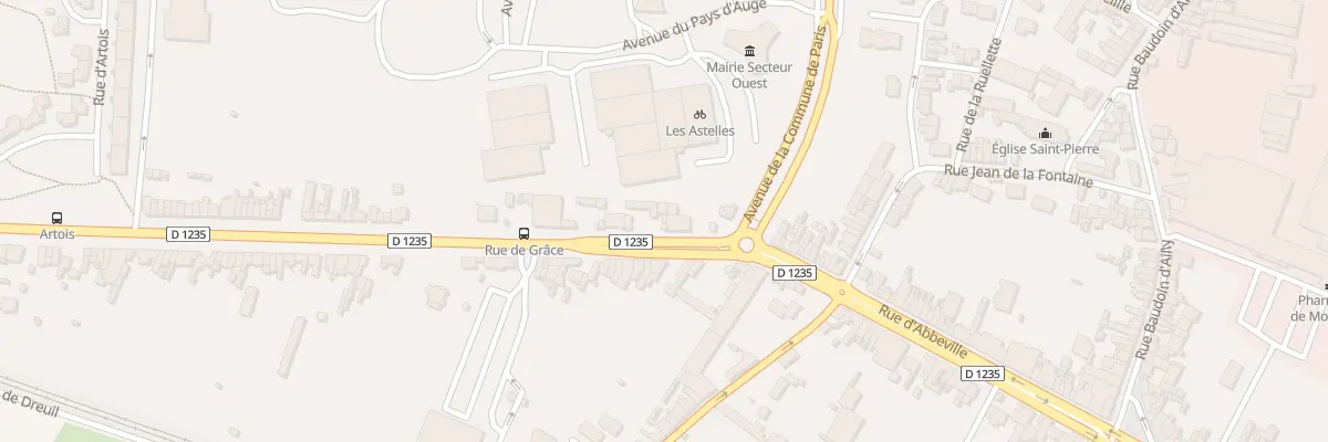 Plan du 524B Rue d’Abbeville à Amiens