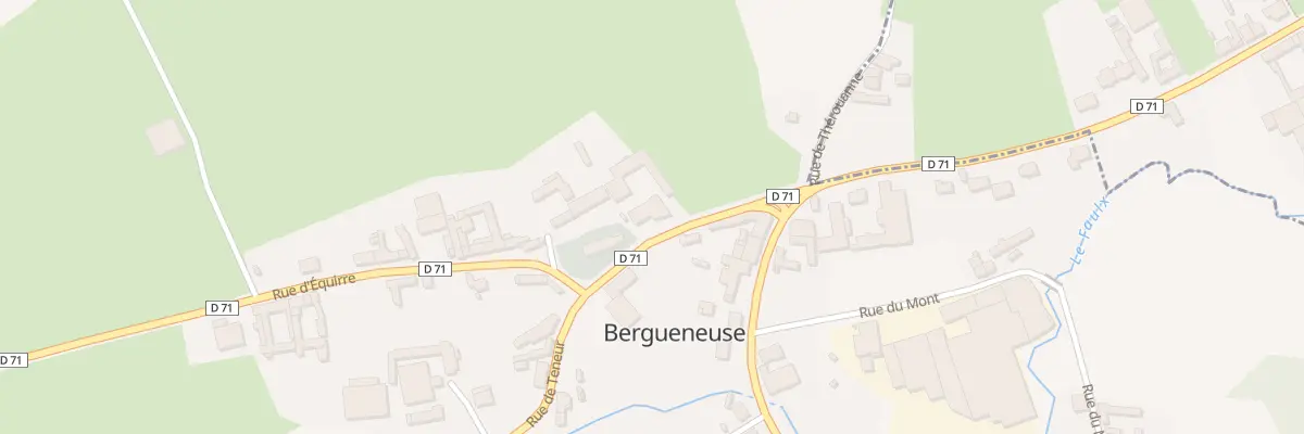 Plan du 3 Rue de l’Eglise à Bergueneuse