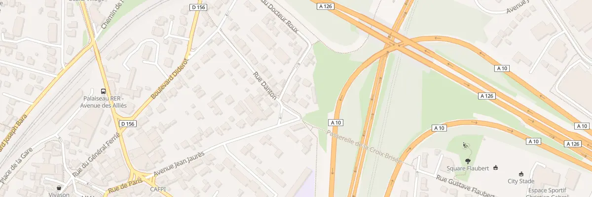 Plan du 4 Rue Danton à Palaiseau