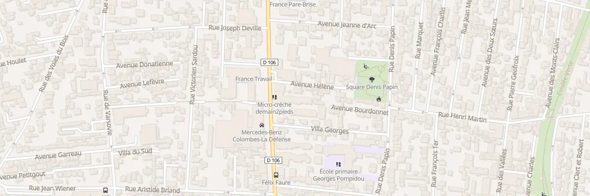 Plan du 121 Av Henri Barbusse à Colombes