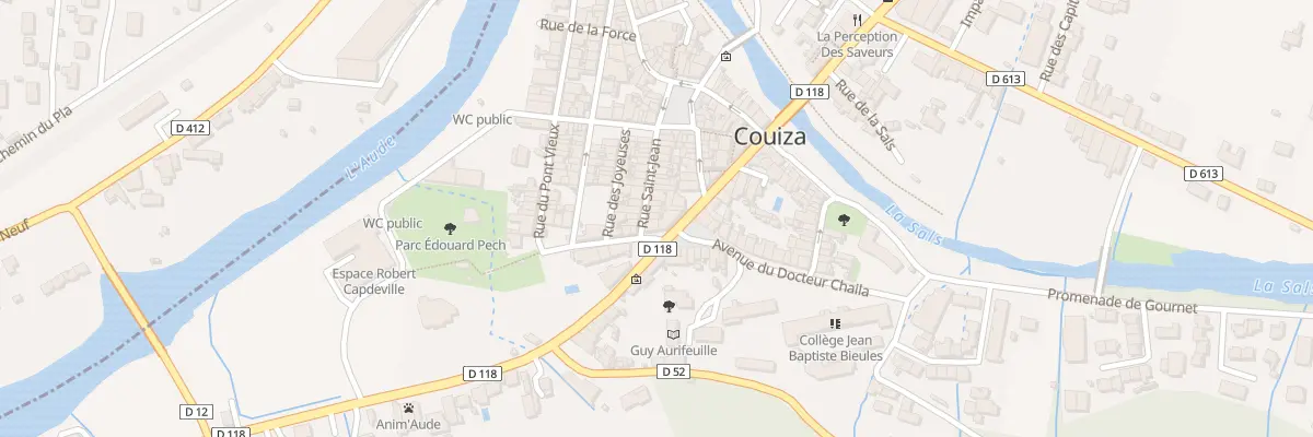 Plan du 281 Le Village à Couiza