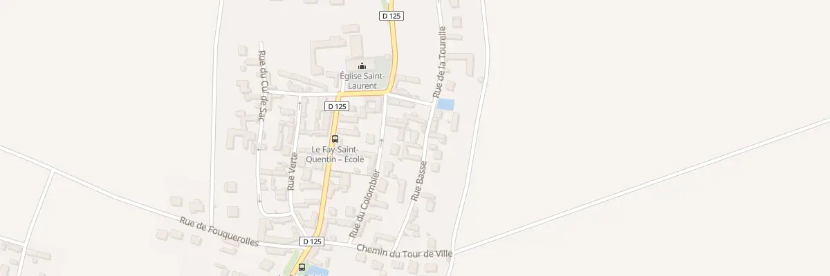 Plan du 11 Rue Basse au Fay-Saint-Quentin