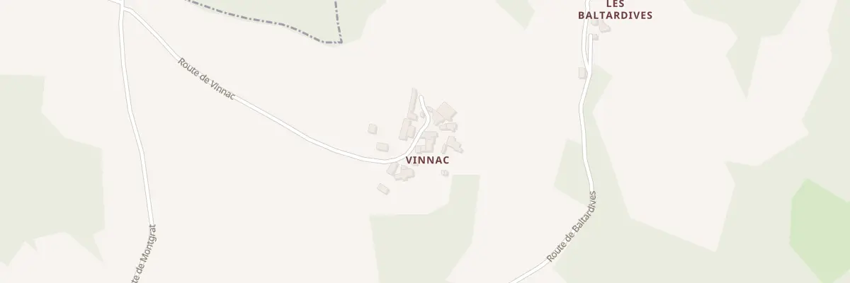 Plan du 5088 Vinnac à Lugan