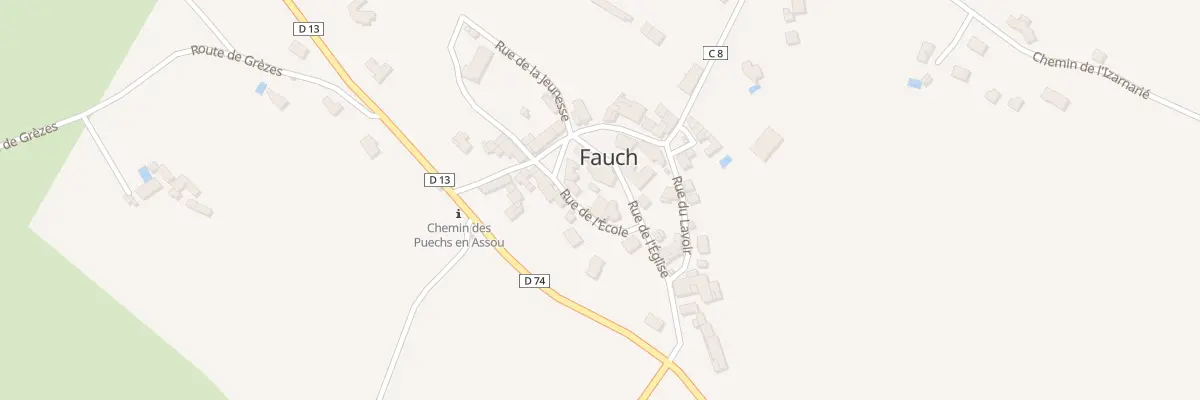 Plan du 5006 Fauch à Fauch