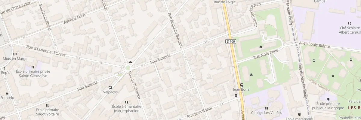 Plan du 40B Rue Auguste Buisson à La Garenne-Colombes
