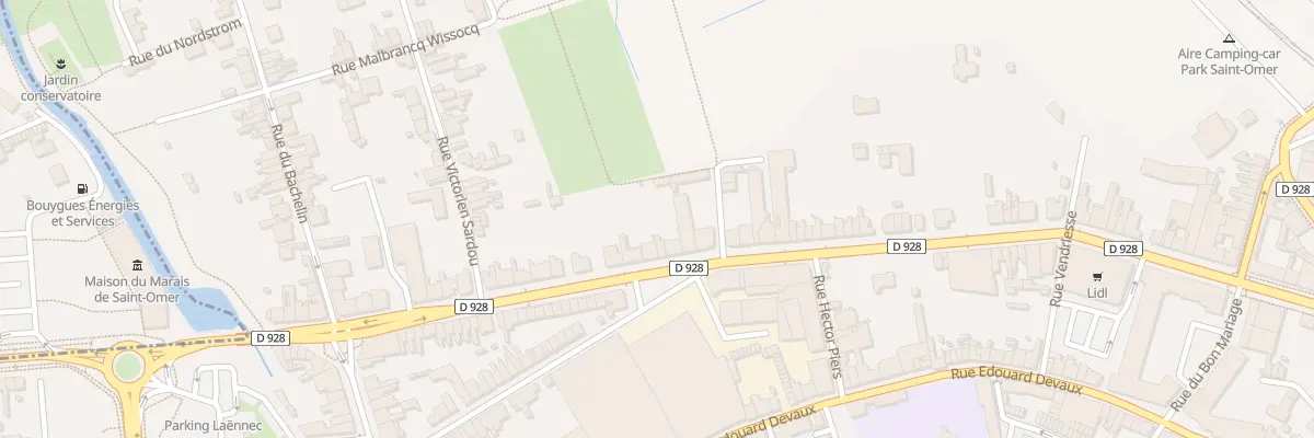Plan du 44 Bd de Strasbourg à Saint-Omer