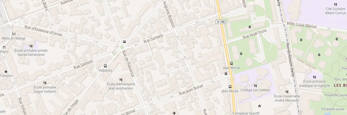 Plan du 42B Rue Auguste Buisson à La Garenne-Colombes