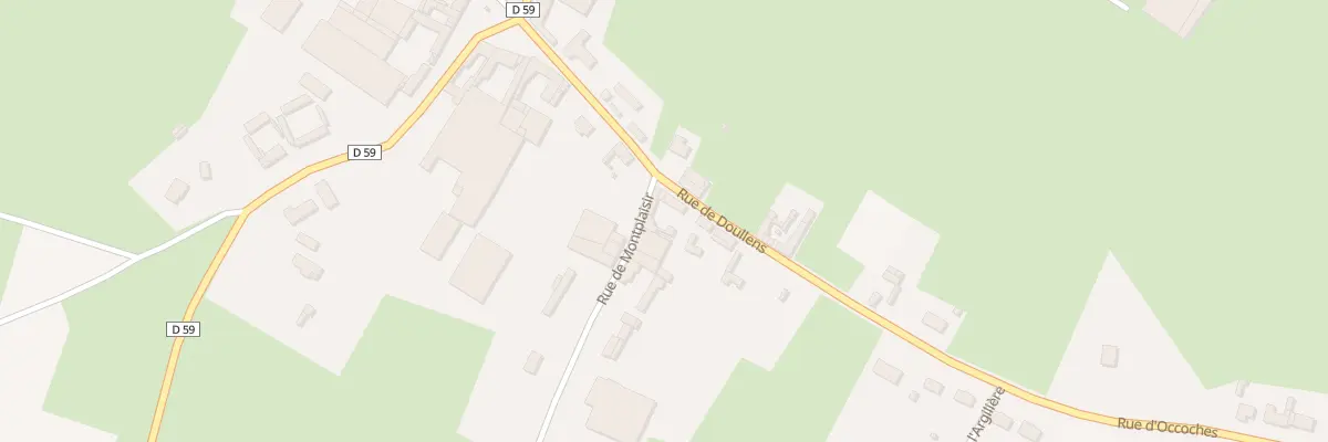Plan du 14 Rue de Doullens à Outrebois