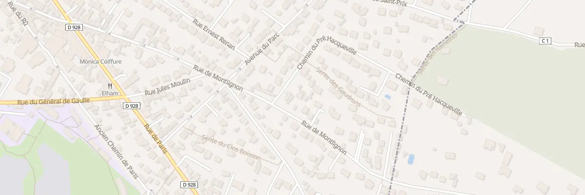 Plan du 63 Rue de Montlignon à Saint-Leu-la-Forêt